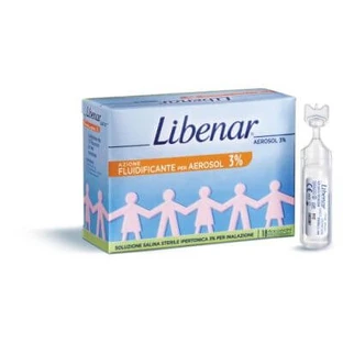 Hypertonische Aerosolfläschchen 3% Libenar 18 Stück