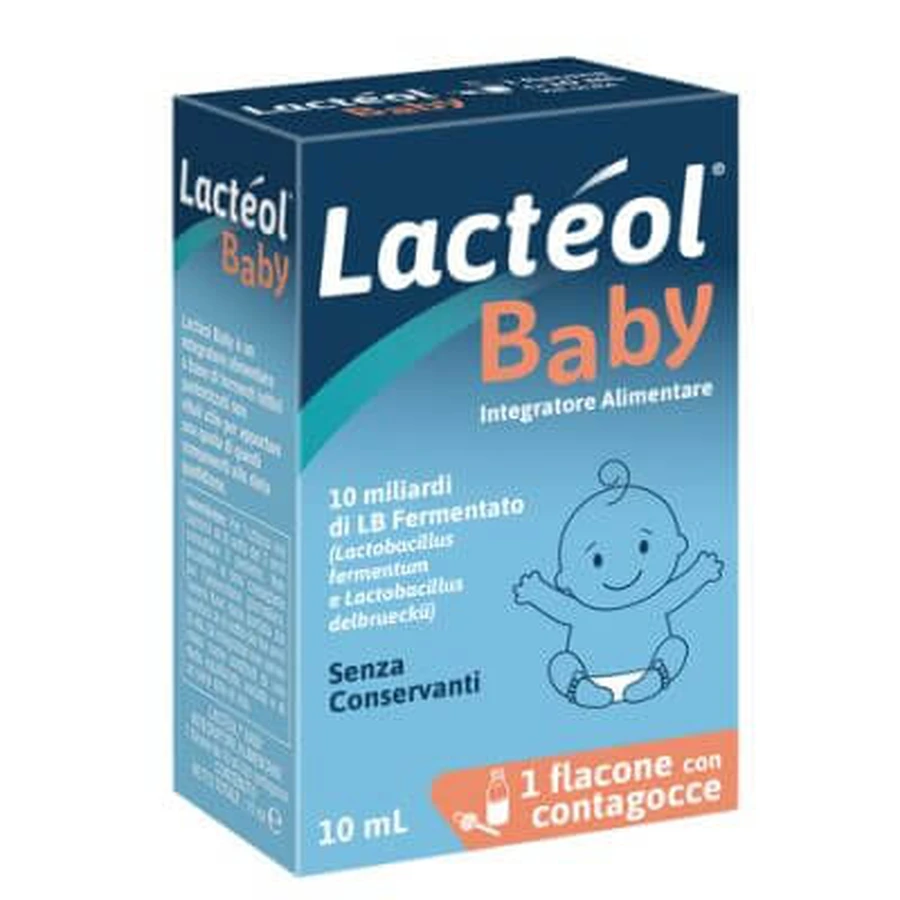 Flacon compte-gouttes Lacteol 10 ml