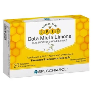 Epid Hals Honig Zitrone 20 Tabletten