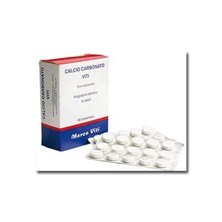Calciumcarbonat-Schrauben 60 Tabletten