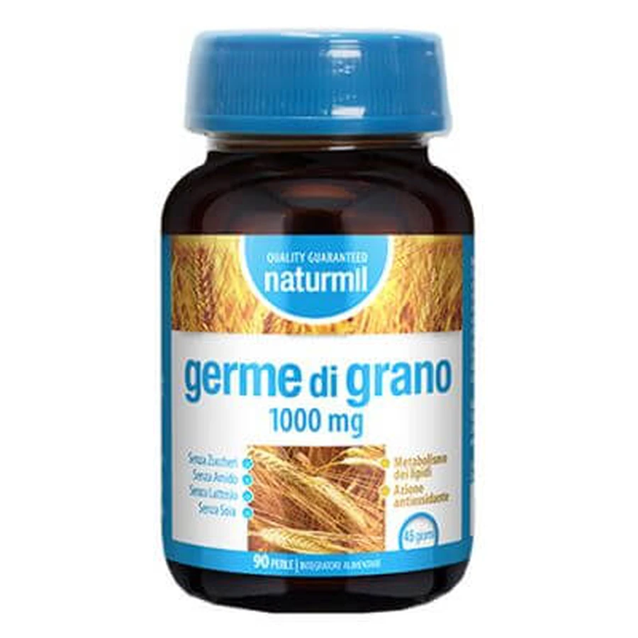 Naturmil tarwekiemen 1000 mg 90 parels