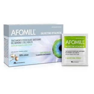 Afomill Toallitas Oculares 14 piezas