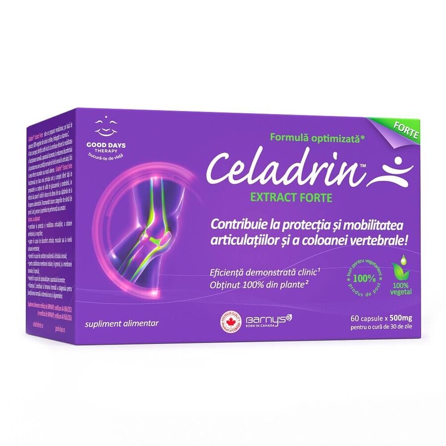Celadrin Extract Forte 500 mg, 60 Kapseln, Good Days Therapy Bewertungen