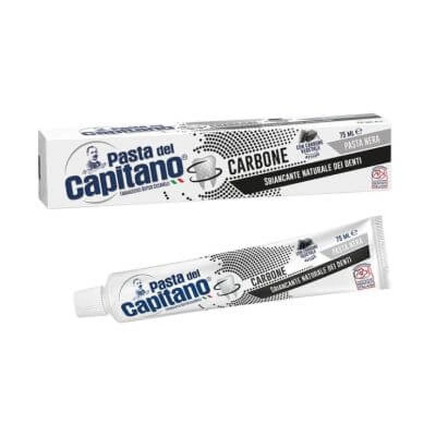 Pasta dentífrica de carbón vegetal Captain's Paste 100 ml