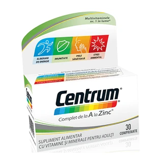 Centrum A naar Zink, 30 tabletten, Gsk