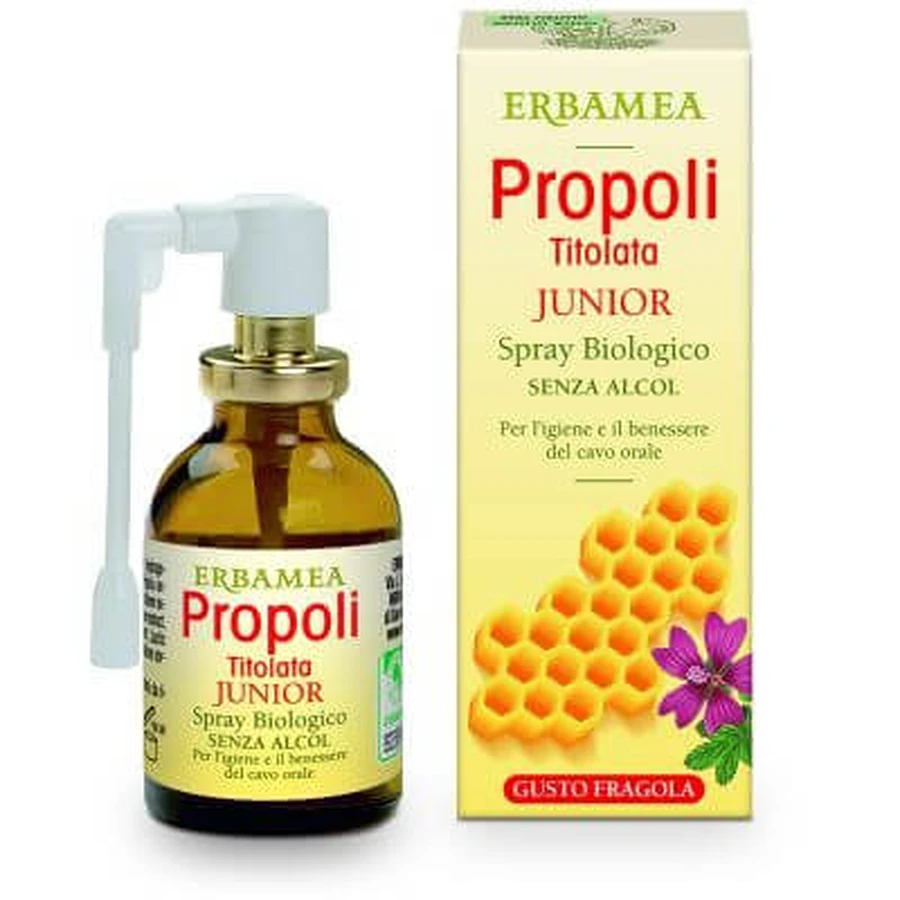 Propolis getitreerde organische junior spray 20 ml
