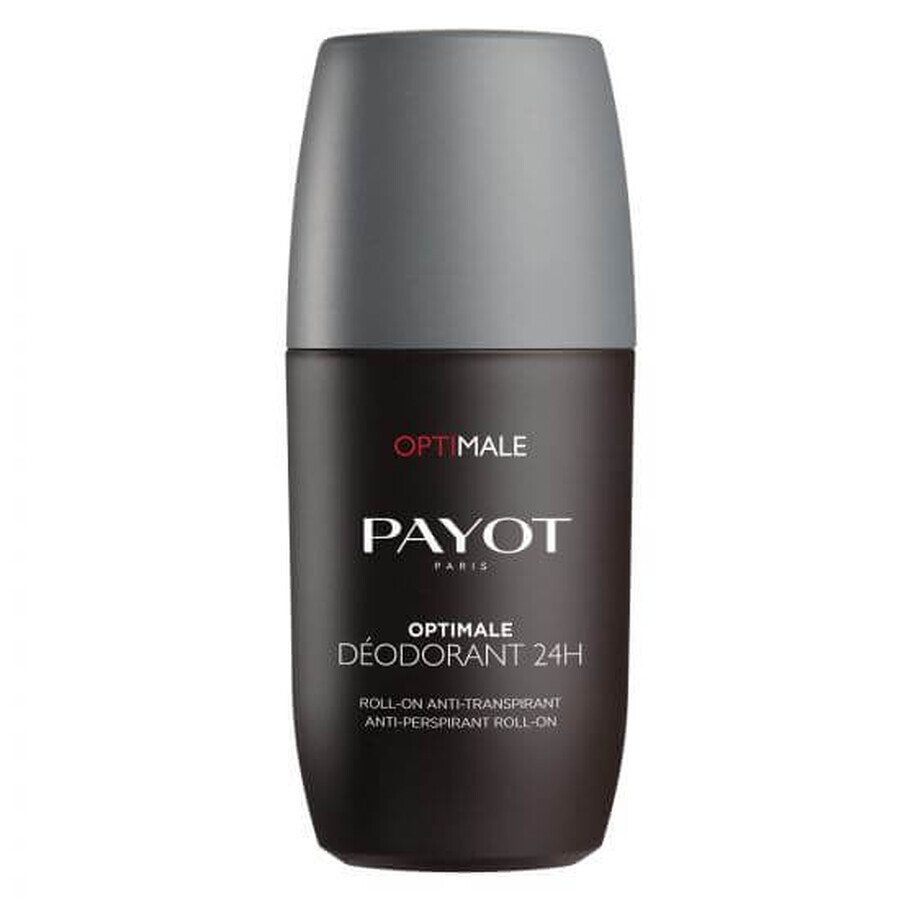 Deodorant roll-on cu piatra de alaun 24h OptiMale, 75 ml, Payot