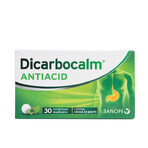 Dicarbocalm Antiacid, 30 comprimés à croquer, Sanofi