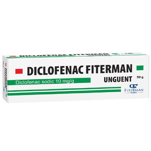 Diclofenac ointment 10 mg/g, 50 g, Fiterman