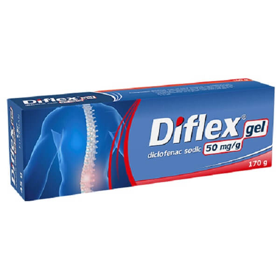 Diflex-Gel 50 mg/g, 170 g, Fiterman