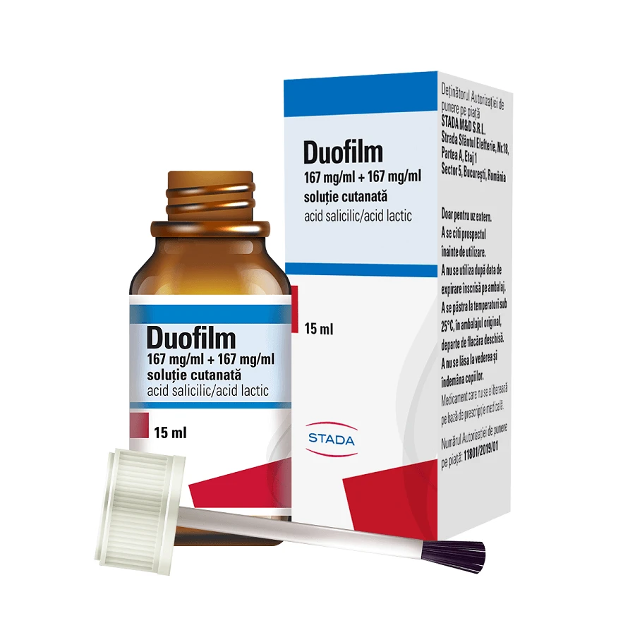 Duofilm Hautlösung, 15 ml, Stiefel