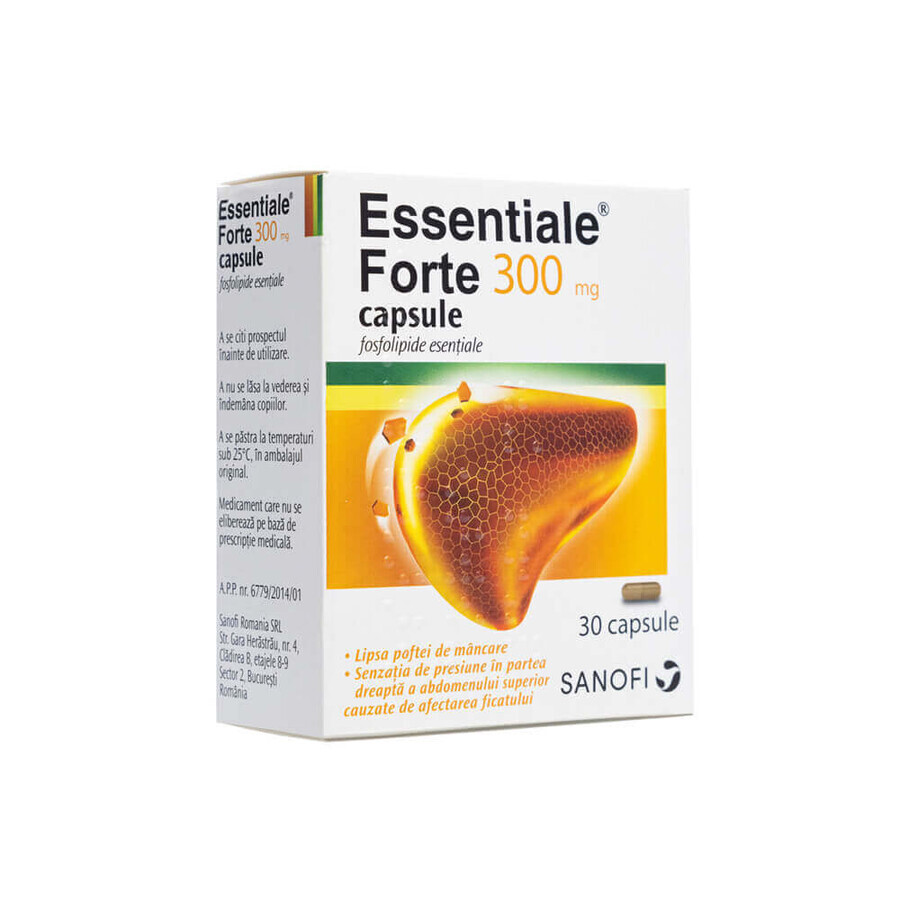 Essentiale Forte 300 mg, 30 capsules, Sanofi