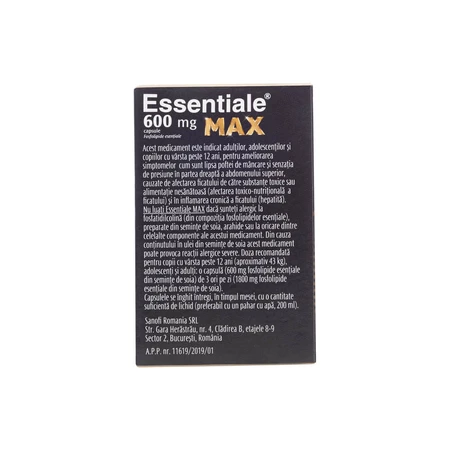 Essentiale MAX 600 mg, 30 Kapseln, Sanofi
