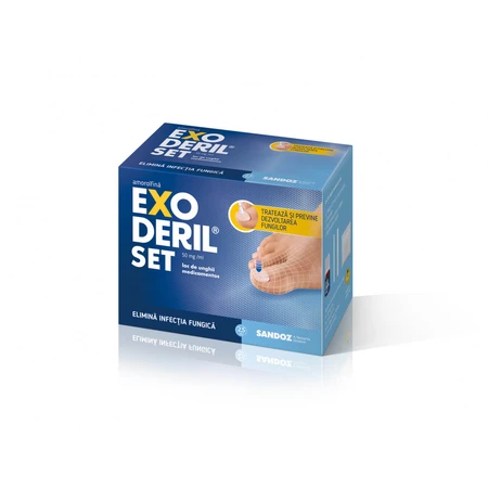 Exoderil Nail Polish Set, 2.5 ml, Sandoz