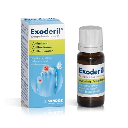 Exoderil Lösung 10 mg/ml, 10 ml, Sandoz