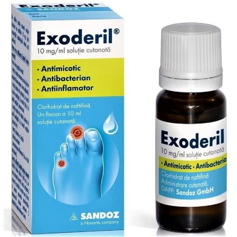 Exoderil skin solution, 20 ml, Sandoz