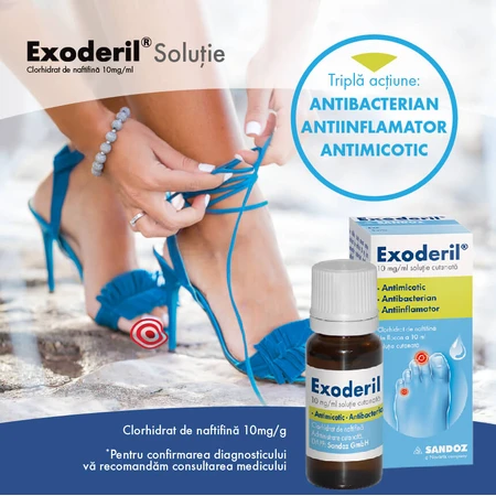 Exoderil huidoplossing, 20 ml, Sandoz