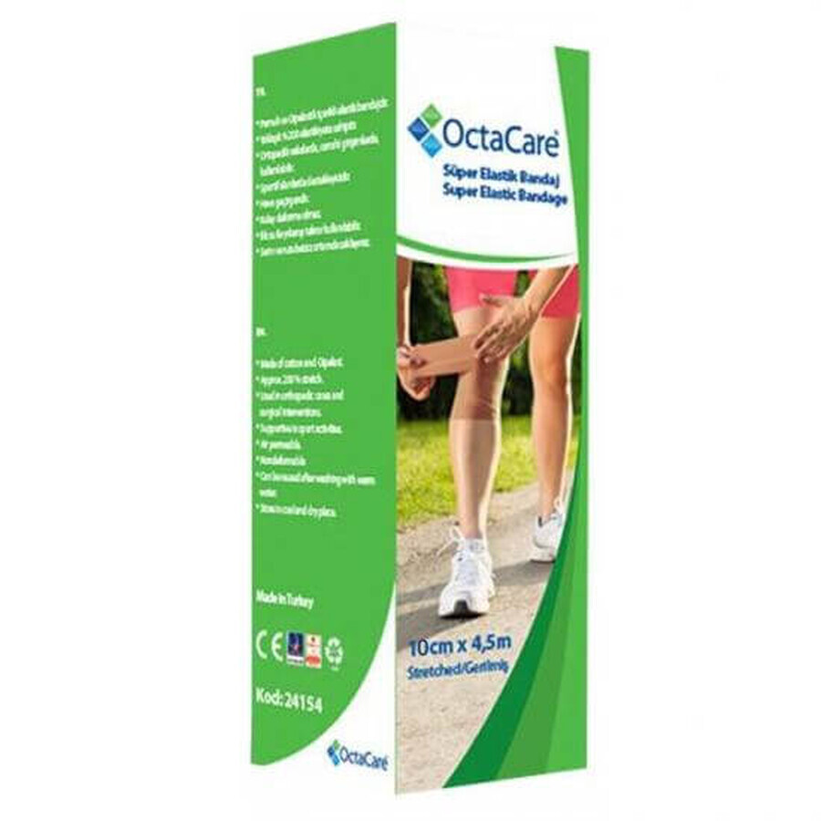 Elastische Binde 10 cm x 4,5 cm, 1 Stück, OctaCare