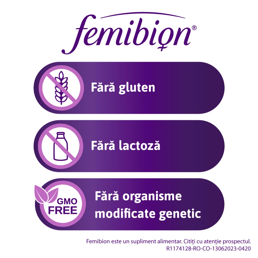 Femibion 1 - Planning en zwangerschap, 28 filmomhulde tabletten, Dr. Reddys
