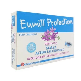 Eumill protective eye drops 10 single-dose vials 0.5 ml