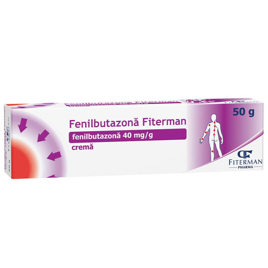 Phenylbutazon-Creme 40 mg/g, 50 g, Fiterman