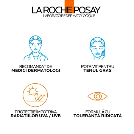La Roche-Posay Anthelios Invisible Geurvrije Fluïde voor UVmune Zonbescherming, SPF 50+, 50 ml