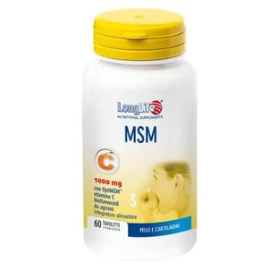 Longlife msm 1000 mg 60 tabletten