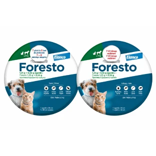Foresto halsband voor katten en kleine honden, 2 stuks, Bayer Vet OTC