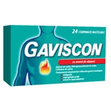 Gaviscon strawberry, 24 chewable tablets, Reckitt Benckiser