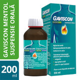 Gaviscon Menthol Suspension zum Einnehmen, 200 ml, Reckitt Benckiser Healthcare