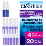clearblue advanced fertility monitor in sticks 20 pieces + 4 pregnancy tests