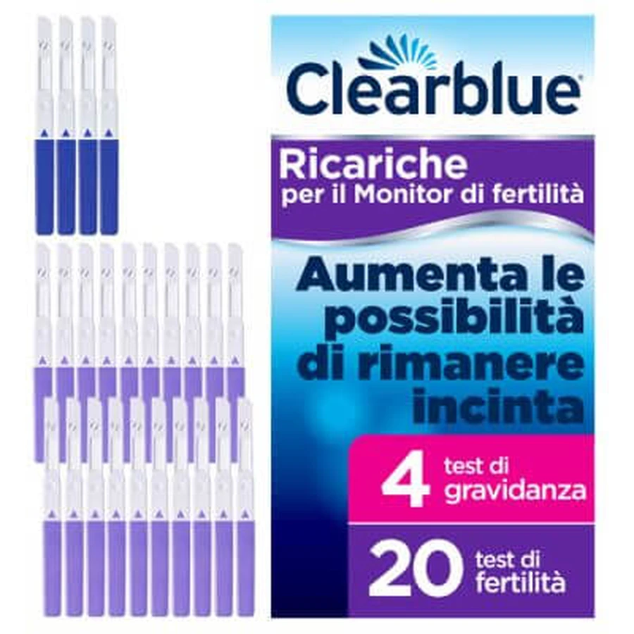 clearblue advanced monitor płodności w sztyfcie 20 sztuk + 4 testy ciążowe: ceny i cechy