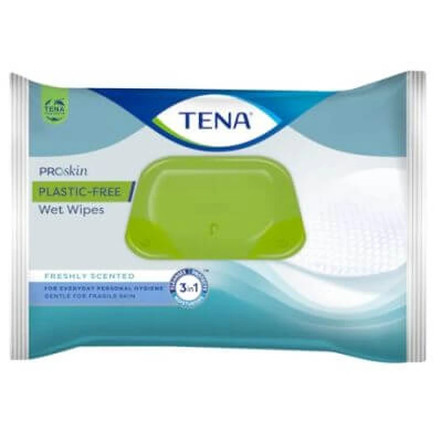 Tena plastikfreie Feuchttücher 48 Stück