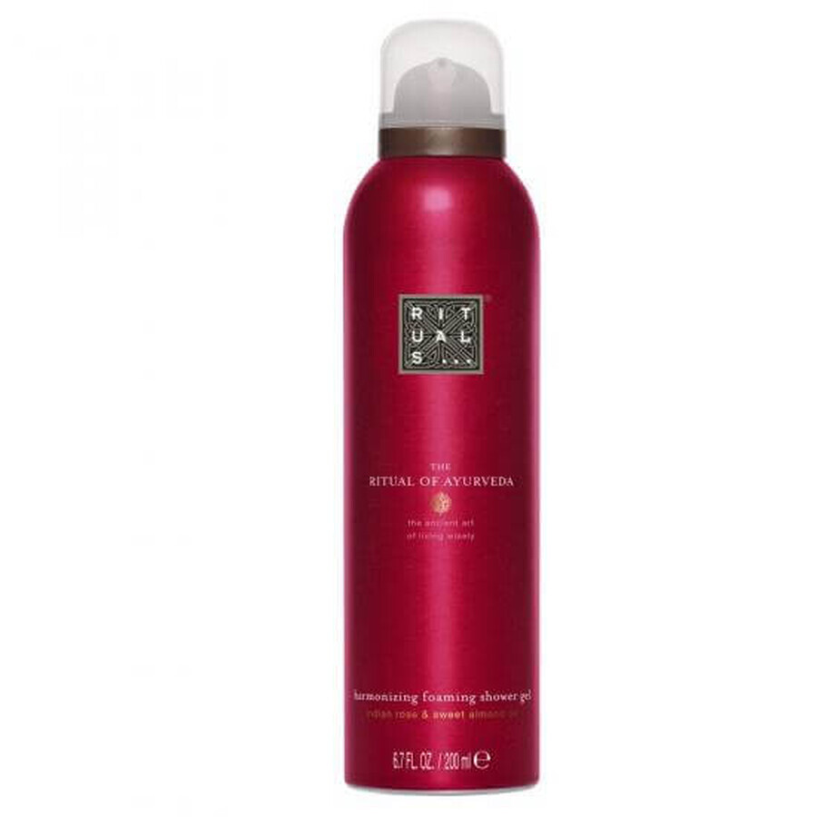 Gel de dus spumant The Ritual of Ayurveda, 200 ml, Rituals