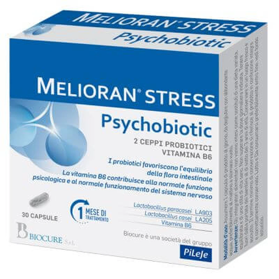 Melioran estrés psicobiótico 30 cápsulas