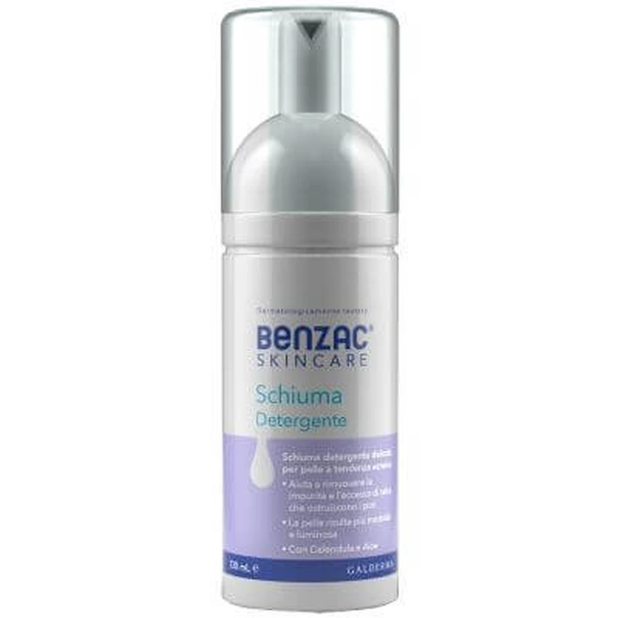Schiuma detergente Benzac per la cura della pelle 130 ml