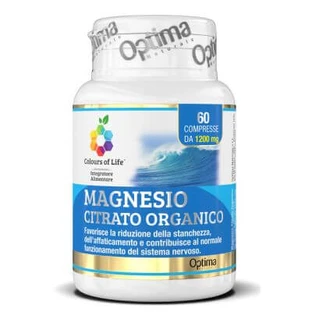 Colors of Life organisch magnesium citraat 60 tabletten 1200 mg