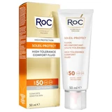 Roc gezichtsbeschermingsvloeistof spf 50 hoge tolerantie 50 ml