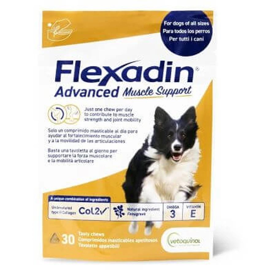 Flexadin geavanceerde spierondersteuning 30 smakelijke tabletten