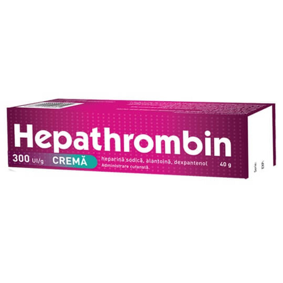 Hepathrombin-Creme 300 IU/g, 40 g, Hemofarm