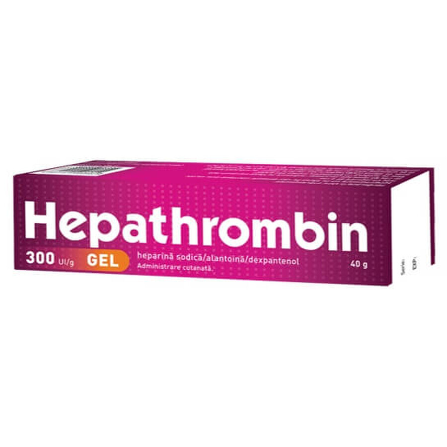 Hepathrombin-Gel 300 IU/g, 40 g, Hemofarm