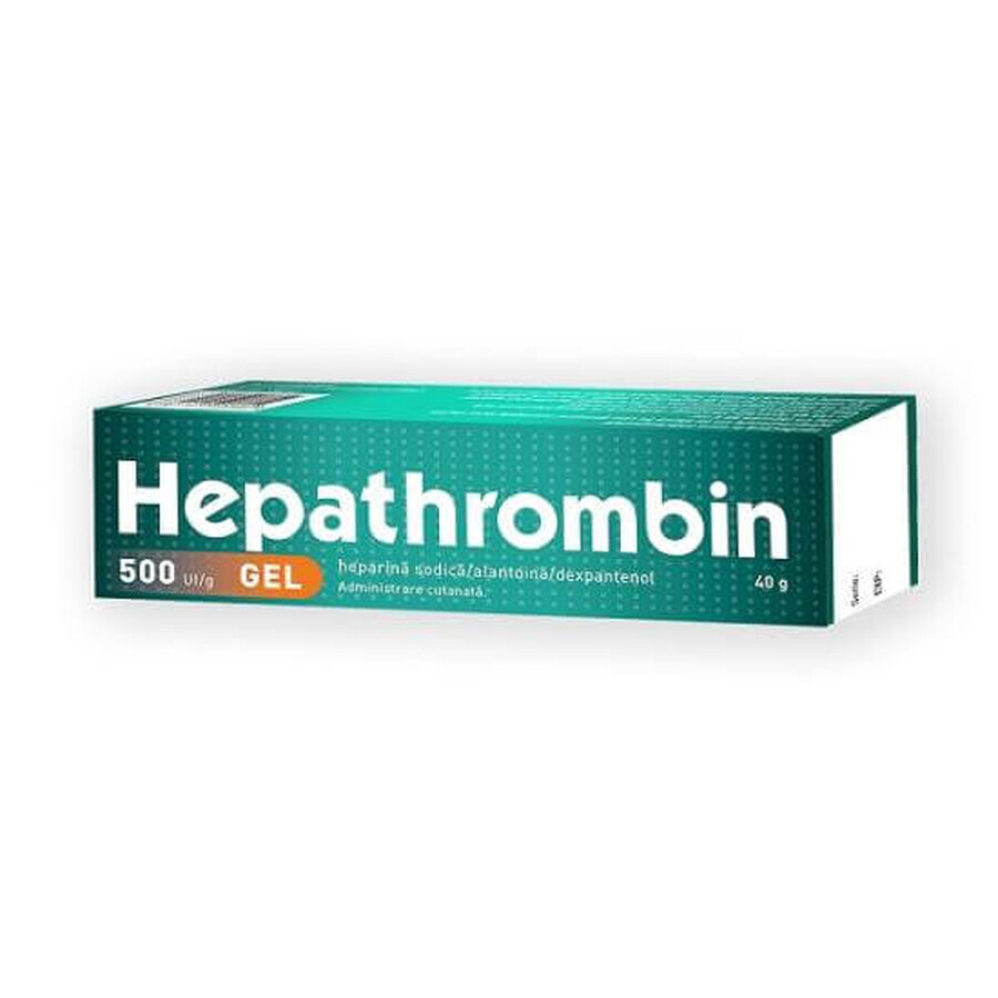 Hepatrombin-Gel 500 IU/g, 40 g, Hemofarm