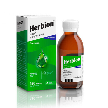 Herbion Efeu schleimlösender Sirup, 7 mg/ml, 150 ml, KRKA