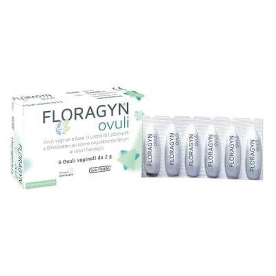Vaginale ovules op basis van gelyseerde lactobacillen floragyn ovules 2 g 6 stuks