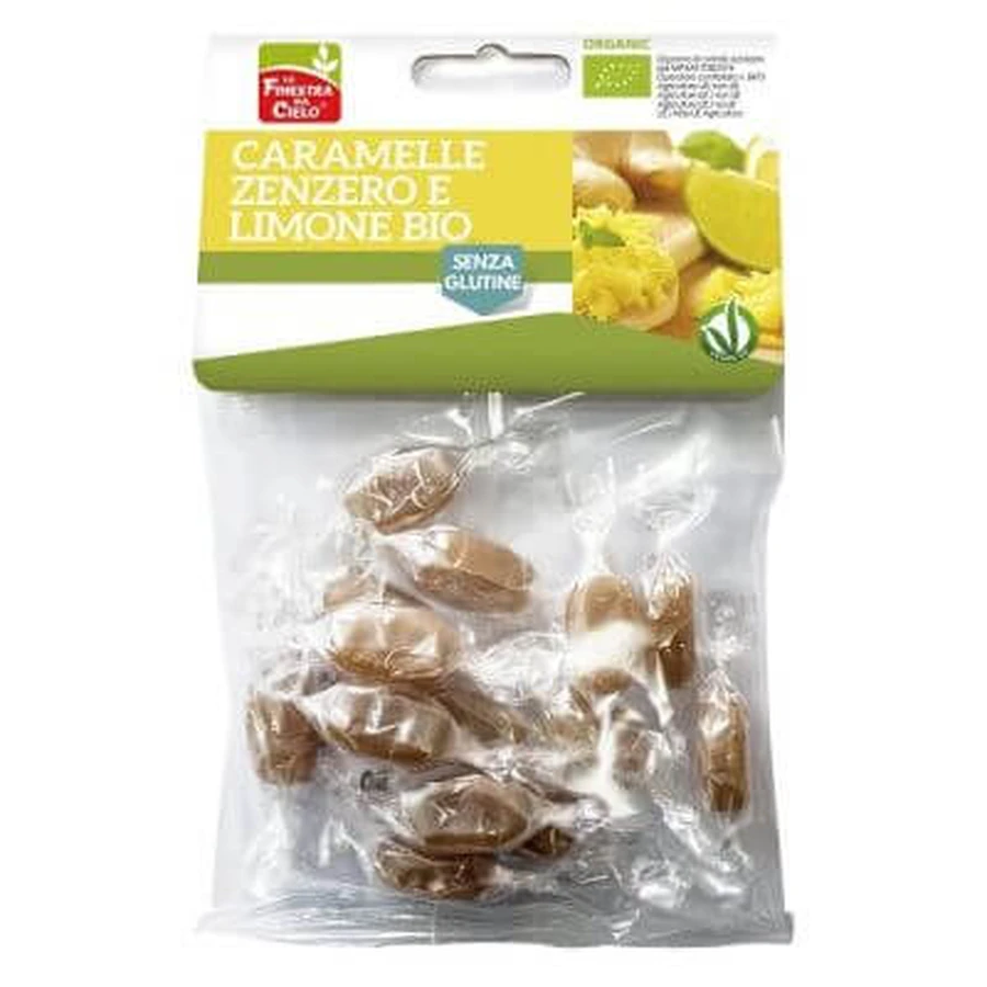 Biologische gember- en citroensnoepjes 50 g