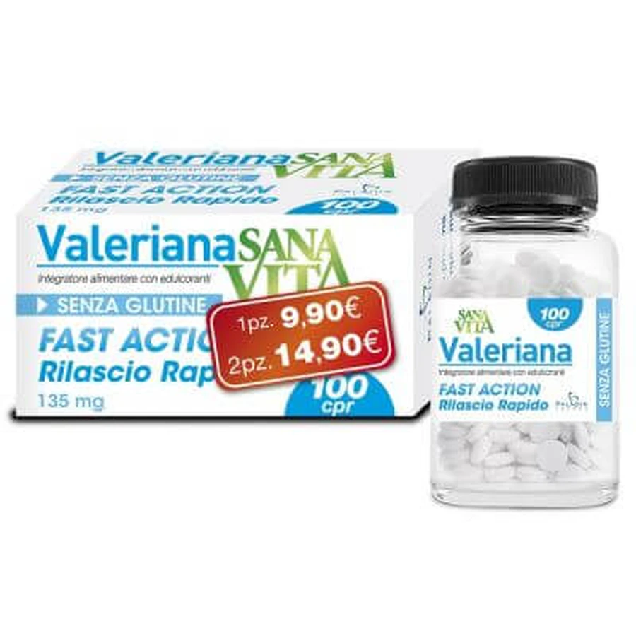Sanavita waleriana 100 tabletek: ceny i cechy