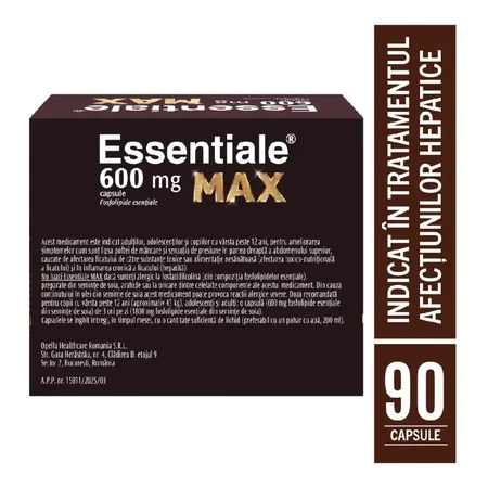 Essentiale MAX, 600 mg, 90 Kapseln, Sanofi