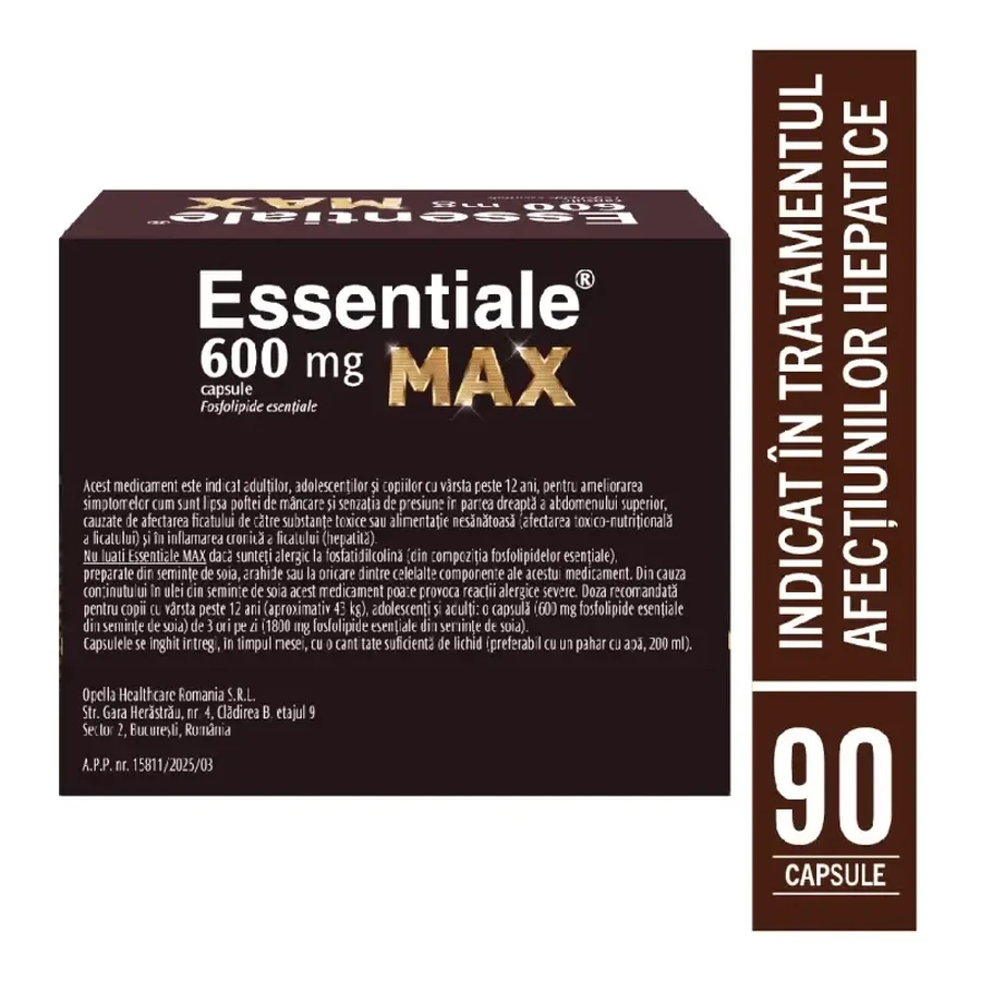 Essentiale MAX, 600 mg, 90 Kapseln, Sanofi
