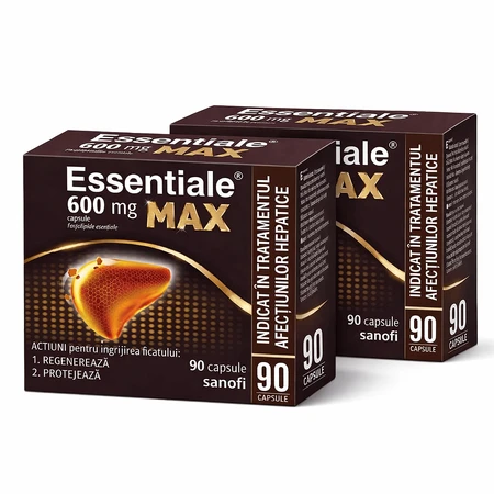 Essentiale MAX, 600 mg, 2x90 Kapseln, Sanofi