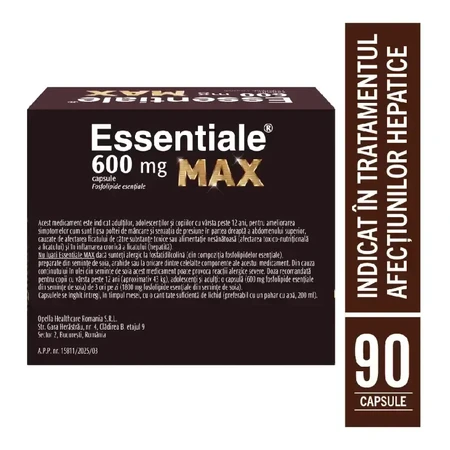Essentiale MAX, 600 mg, 2x90 Kapseln, Sanofi